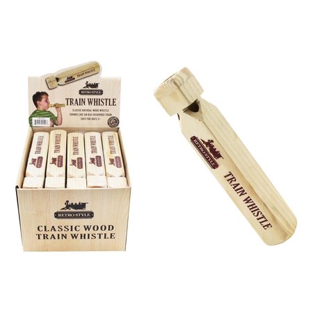 DIAMOND VISIONS Diamond Visions Train Whistle Wood Natural TM-2599